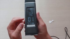 Настольная лампа LED с AliExpress, часы, будильник, календарь и термометр 4в1.