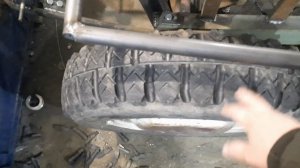 МИНИТРАКТОР с реверсом. Ручник и протектор на колёса.