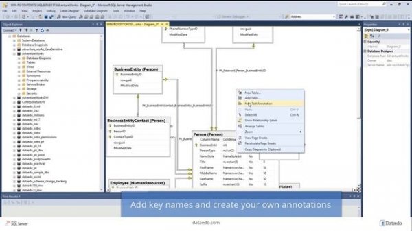 Create a database diagram with MS SQL Server Management Studio