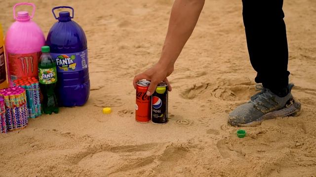 Experiment: Toothpaste Eruption from double Square pit, Giant Coca Cola, A&W, Mtn Dew vs Mentos смотреть онлайн