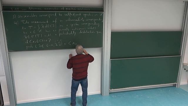Math of QM: 5.9. von Neumann Axioms for Quantum Mechanics смотреть онлайн