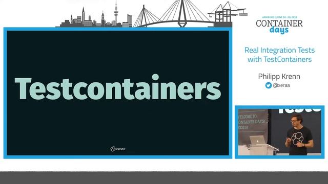 Real Integration Tests with TestContainers - Philipp Krenn, Elastic смотреть онлайн