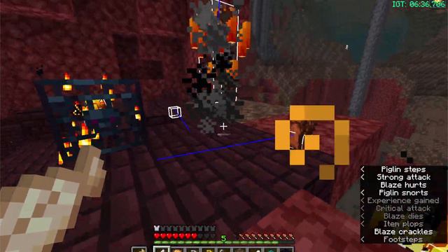 Minecraft 1.16 Any% RSG in 13:06 смотреть онлайн