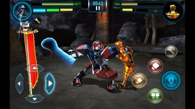 Real Steel WRB Touchdown VS GOLD ROBOTS Series of fights NEW ROBOT (Живая Сталь) смотреть онлайн