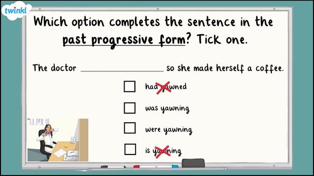 What Is Past Progressive Tense? | KS2 English Concept for Kids смотреть онлайн