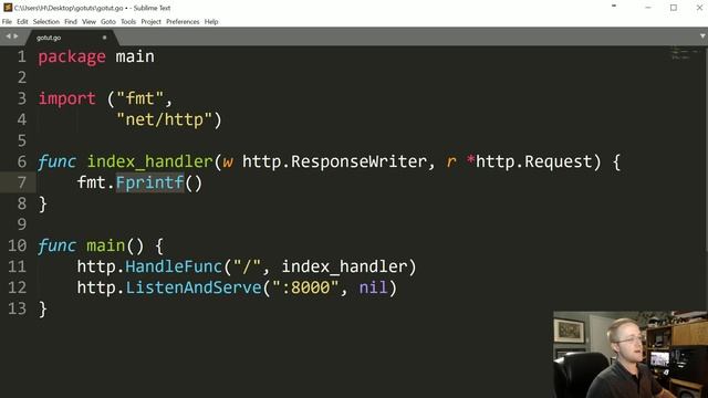 Simple Web App - Go Lang Practical Programming Tutorial p.5 смотреть онлайн