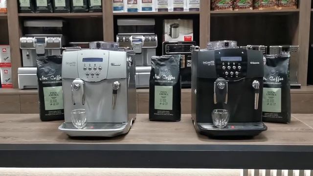 Saeco Incanto S-class making Pienaroma coffee смотреть онлайн