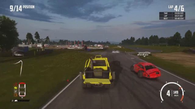 When racers go dirty Pt 18 (Wreckfest crash compilation) смотреть онлайн