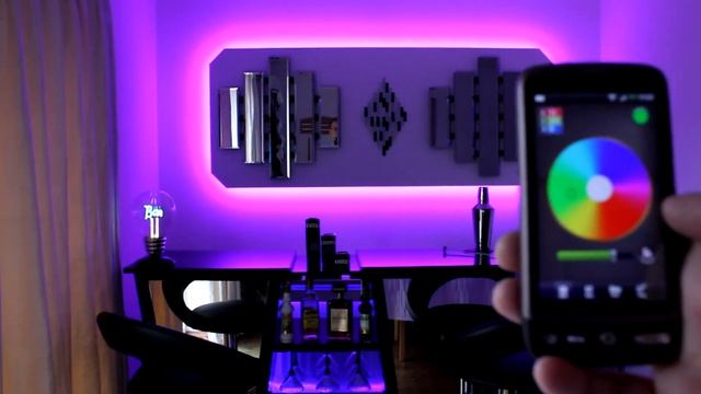Wi Fi RGB контроллер WiFi Color Демонстрация смотреть онлайн