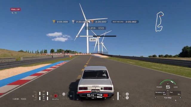 Gran Turismo® 7 Mission Challenge Set the fastest lap with minimum Fuel 1 Gold 2:03 смотреть онлайн