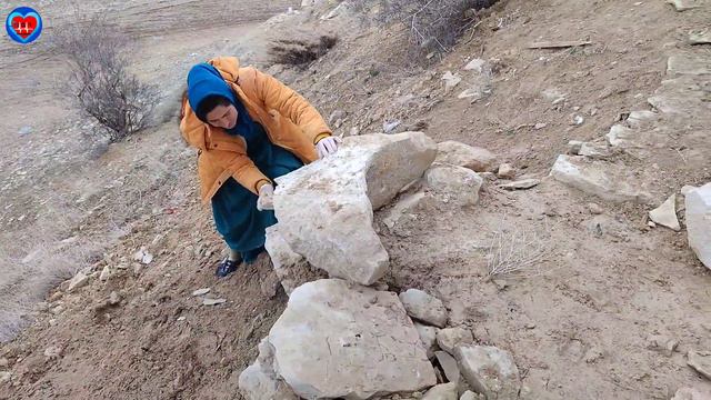 Battle With The Big Boulder: One Of The Strongest Nomadic Women.