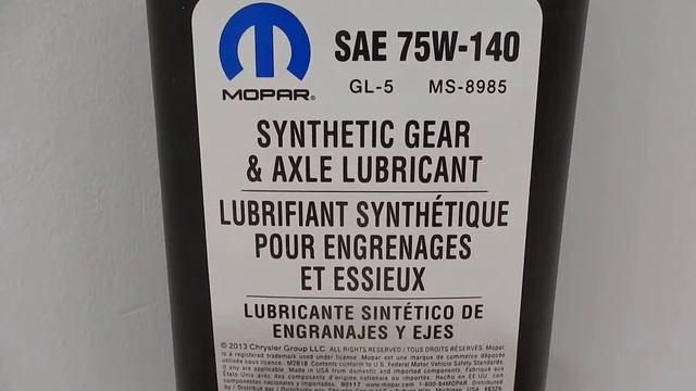 Mopar 75w140