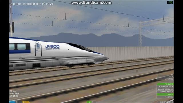 OpenBVE HD: Shinkansen 500 Series Bullet Train Stops At Nagaoka on The Joetsu Shinkansen смотреть онлайн