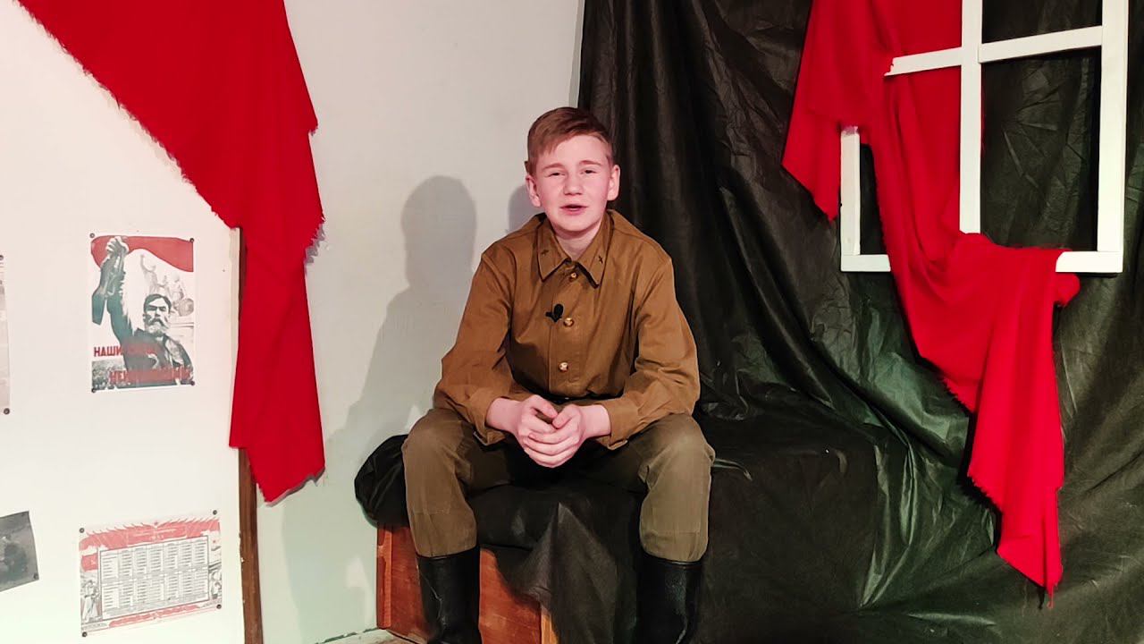 Александр Твардовский "Поэма Василий Тёркин. Отрывок" читает Захар Бабицкий, 13 лет смотреть онлайн