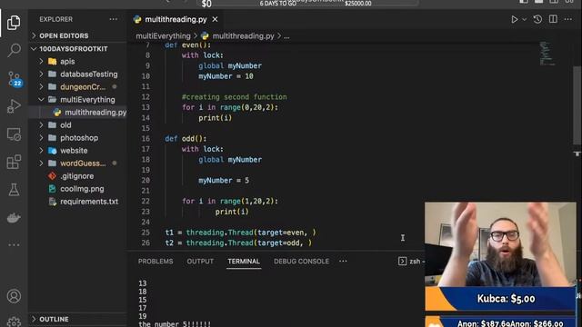 Python Threading - Day 85 #100DaysOfRootKit смотреть онлайн