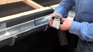 Монтаж соединителя желоба Zambelli