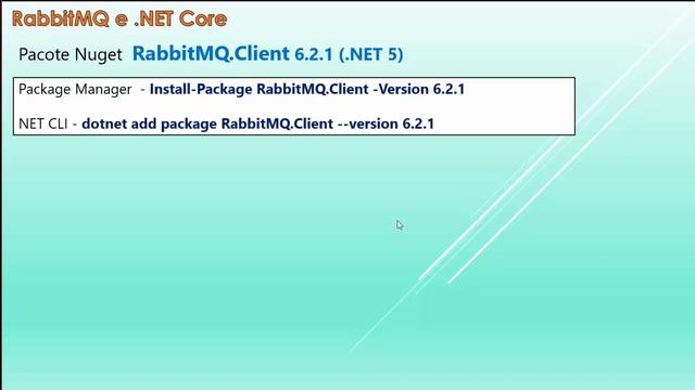 .NET Core - Apresentando o RabbitMQ смотреть онлайн