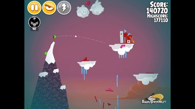 Angry Birds Seasons The Pig Days 4-10 Friendship Day 3 Star Walkthrough смотреть онлайн