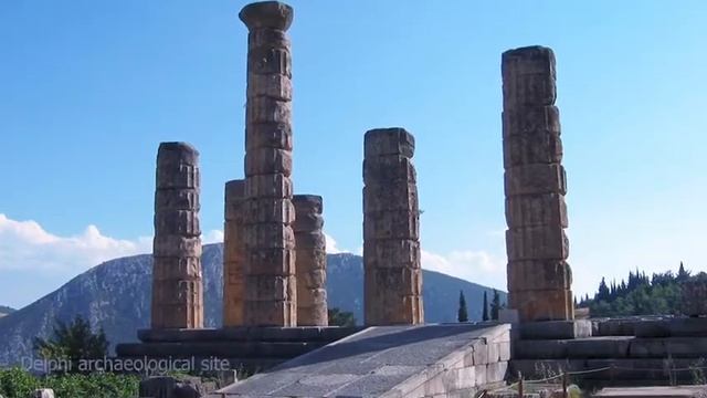 Sightseeing car ride in Delphi the Ancient Oracle City. смотреть онлайн