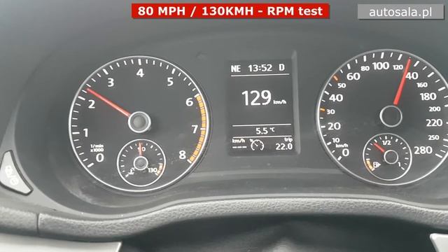 Volkswagen Passat A32 USA Canada 2.5 AT6 - engine speed test RPM смотреть онлайн