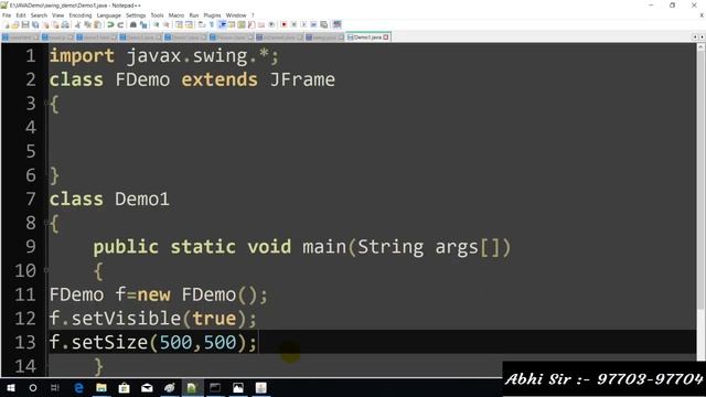 Swing in java in Hindi part 2 смотреть онлайн