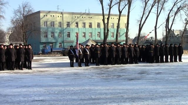 Парад войск Балтийского гарнизона в честь Дня Защитника Отечества. Балтийск. 23 февраля 2018 г. [1] смотреть онлайн