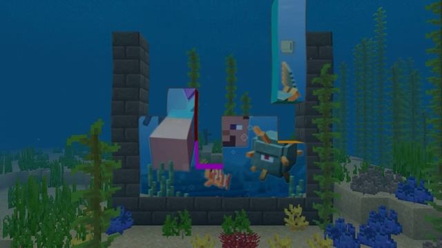 TETRIS Puzzle underwater | Minecraft animation смотреть онлайн