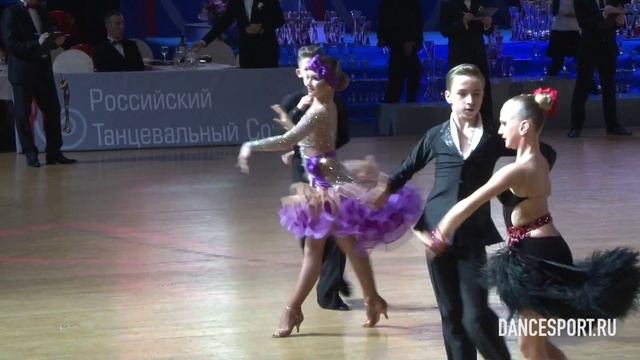 Кожевников Владислав - Бурченко Анна, 1/4 Cha-Cha-Cha смотреть онлайн