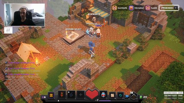 Hax - Dia 1 - Minecraft Dungeons - Junto a Gamby06, ViictaduZ y RadBlaster смотреть онлайн