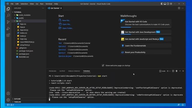Cómo EJECUTAR un proyecto de REACT en Visual Studio Code ✅ смотреть онлайн