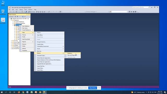 How to Create and Restore MS SQL Database from Backup file смотреть онлайн