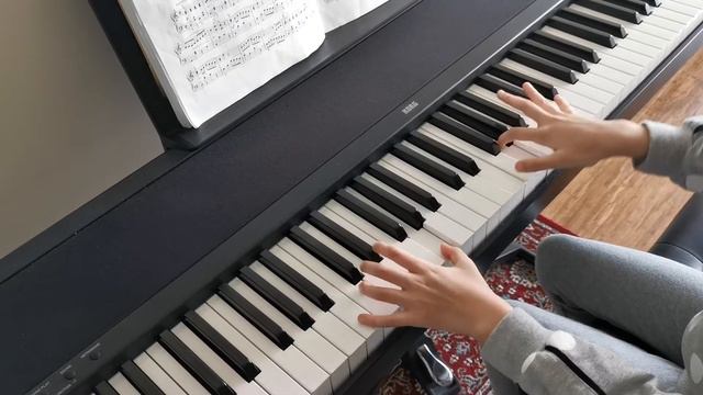 Beginner Level Piano Beyer Six Short Pieces for Recreation No 6 Song Without Words смотреть онлайн