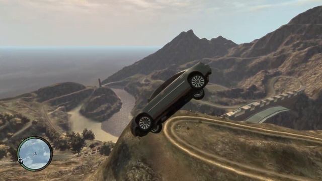 GTA 4 Cliff Drops & Jumps with Real Car Mods (GTA 4 Crashes/Ragdolls) смотреть онлайн