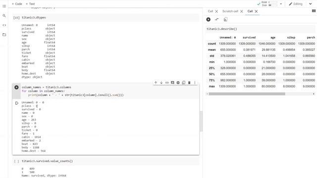 R and Python scripts in Google Colab and estimating the correlation matrix for the titanic3 data смотреть онлайн