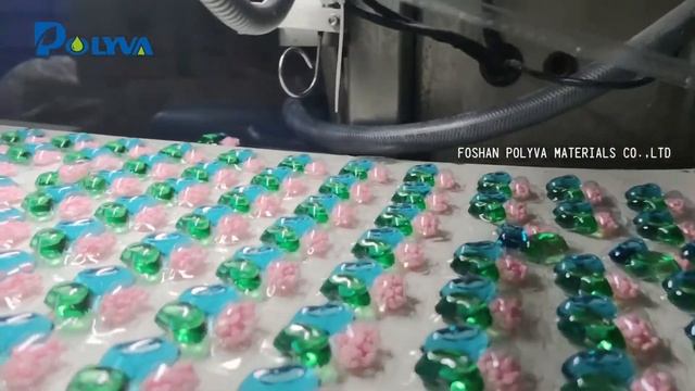 POLYVA丨How Packing Machine Make 3 In 1 Laundry Detergent Pods Washing Capsules