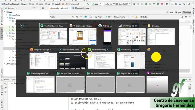 21 - Android - Distribución de componentes con Constraint Layout смотреть онлайн