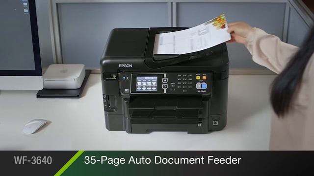 Epson WorkForce WF-3640 All-in-One Printer | Powered by PrecisionCore смотреть онлайн