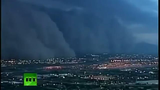 Песчаная буря 2016. Съемка с Вертолета. Жесть. смотреть онлайн