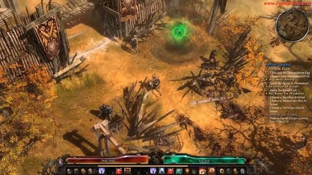Grim Dawn Как открыть ворота в Усадьбе? смотреть онлайн