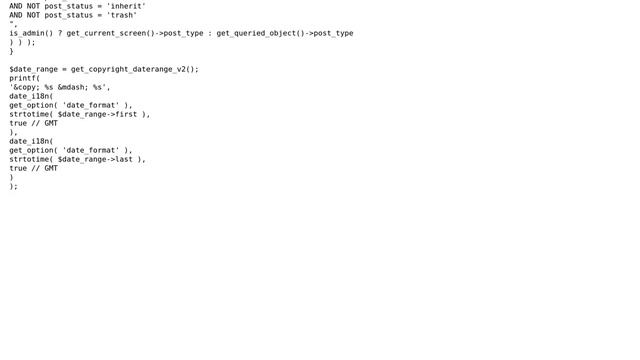 Wordpress: Copyright: Get first and last date of post type (2 Solutions!!) смотреть онлайн