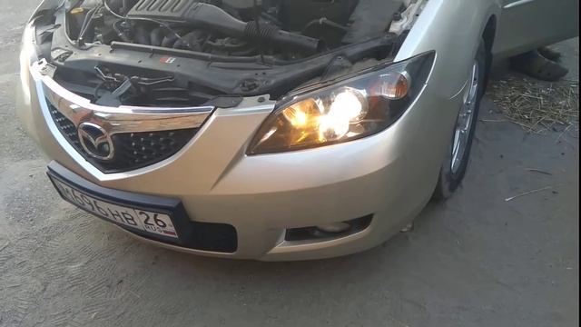 Ходовые огни в пол накала Мазда 3 смотреть онлайн