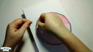 Как сделать панно своими руками МК. Нитяная графика. Изонить