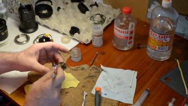 Чистка узла диафрагмы объектива. LENSSERVIS мастерская оптики и точной механики. смотреть онлайн