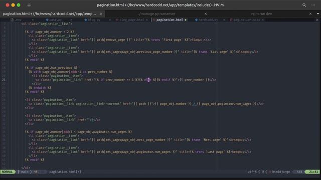 ЛУЧШАЯ ПАГИНАЦИЯ (постраничная навигация) Django / Wagtail | Django pagination | Делаю себе сайт #1 смотреть онлайн