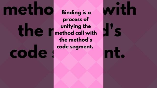 what is late binding in java смотреть онлайн