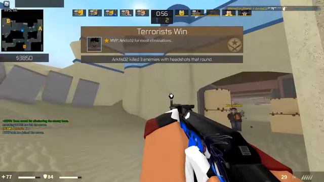 CS GO IN ROBLOX! Counter Blox Роблокс кс го : Коунтер блокс #roblox #games #kids смотреть онлайн