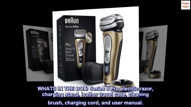 Braun Electric Razor For Men, Waterproof Foil Shaver, Series 9 Pro 9419s, Wet & Dry Shave