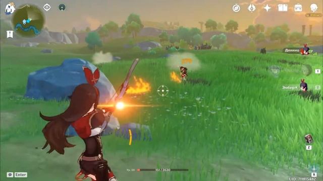 Эмбер vs Эмбер.【Genshin Impact】 смотреть онлайн