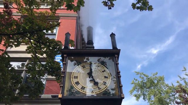 Orologio A Vapore, Quartiere Di Gastown A Vancouver, Canada