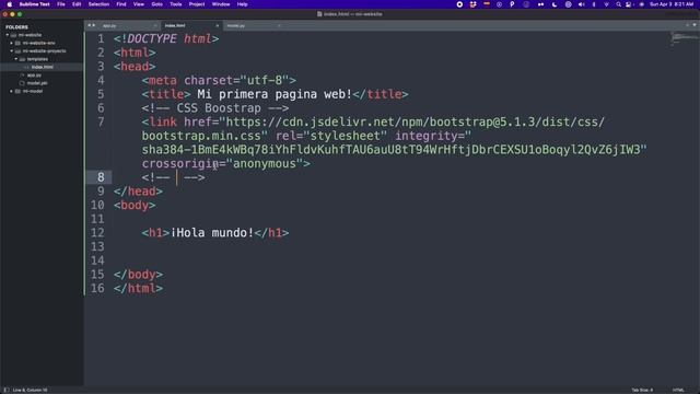 Como Crear Una Página Web Muy Fácil Con Python & Flask смотреть онлайн